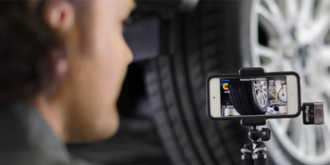 Ford video check card bloc mobiel