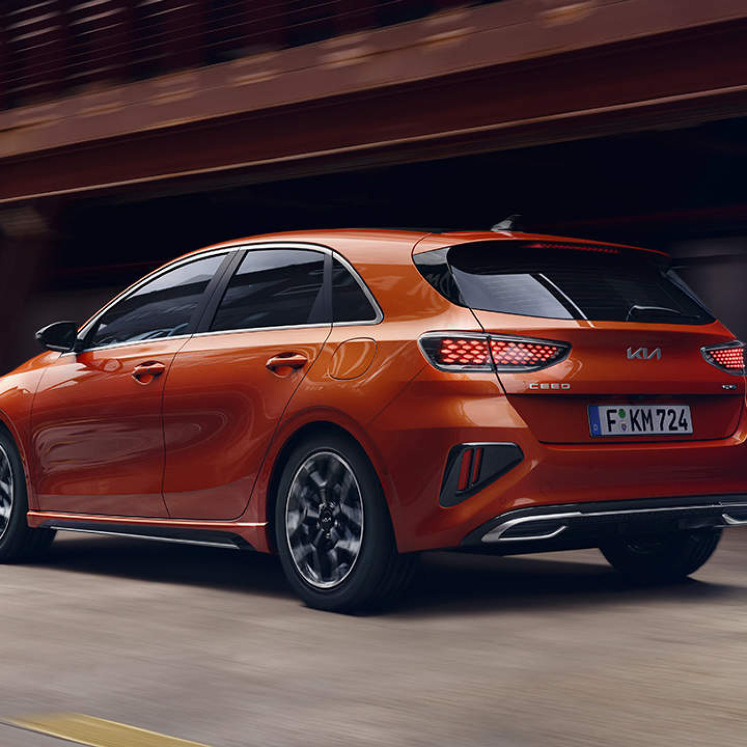 kia ceed gtl my22 driving rear design 1