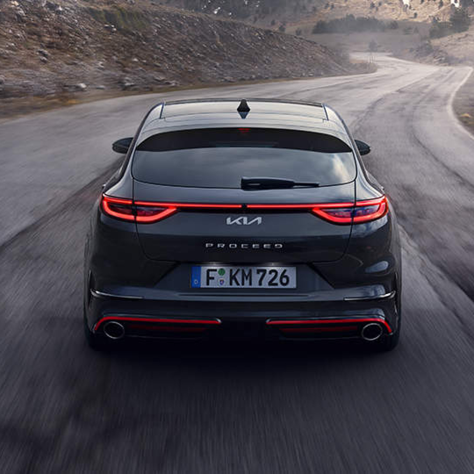 kia proceed gt my22 rear design