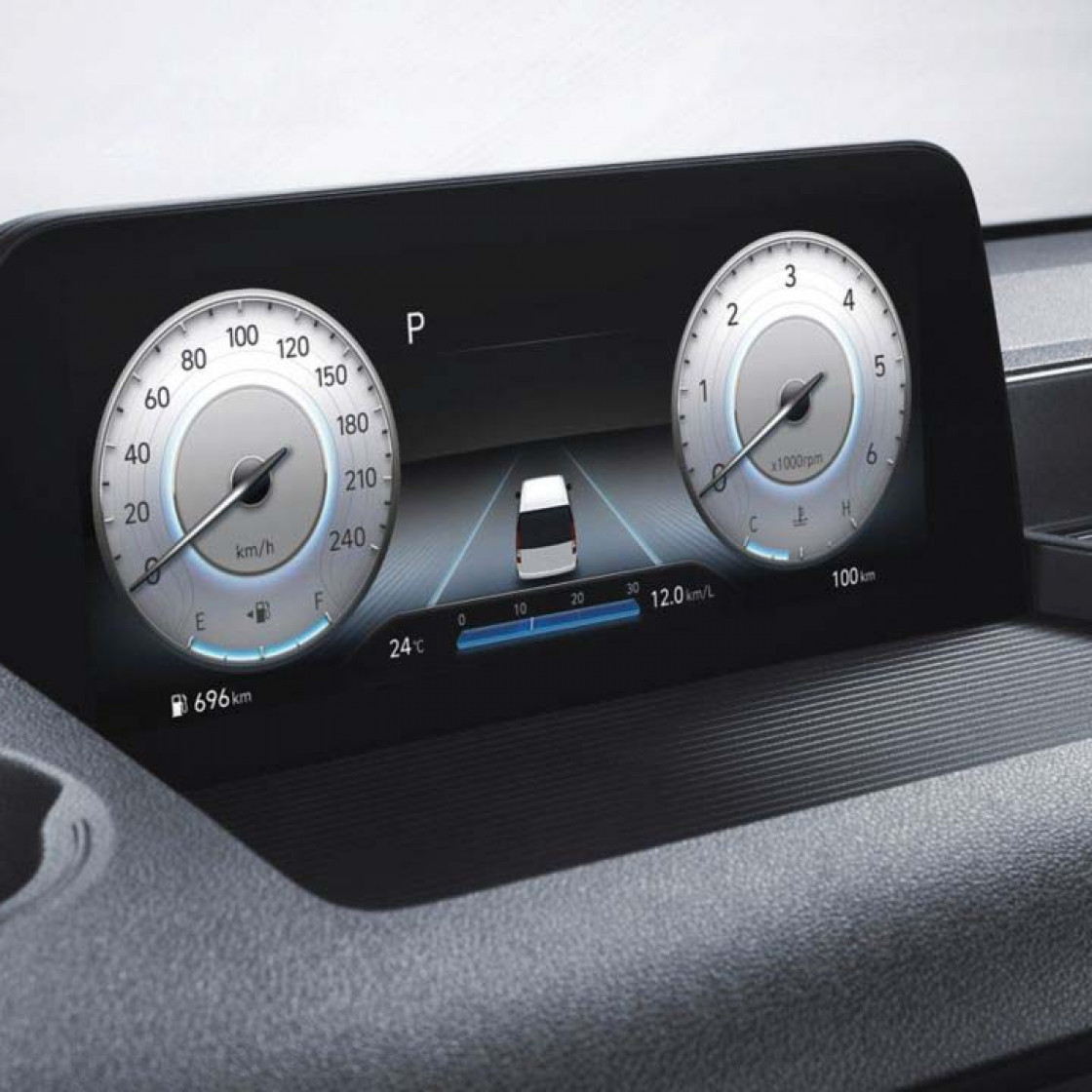 Hyundai US4 STARIA feature 10inch cluster 4x3