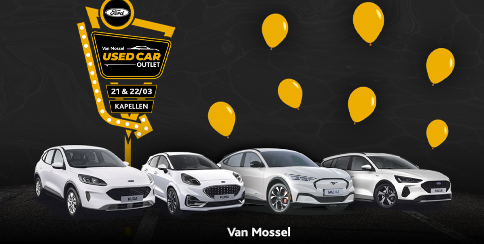 Used car outlet visual horizontaal